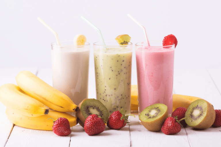 Le monde coloré des smoothies-ju