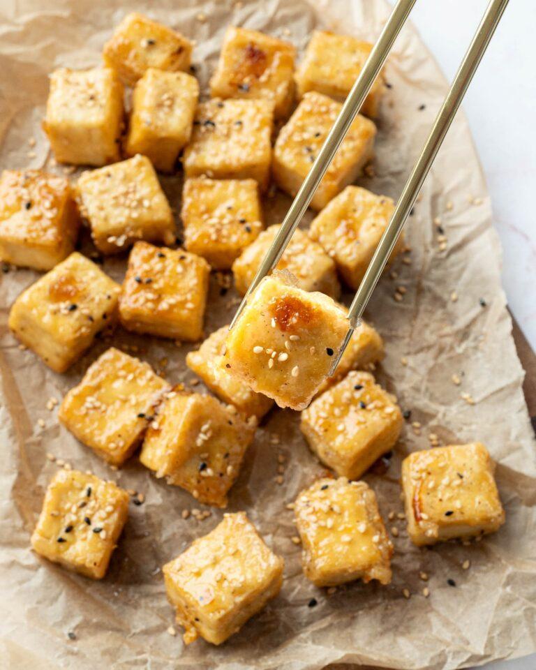 Cubes de tofu à l'érable hyper faciles à faire