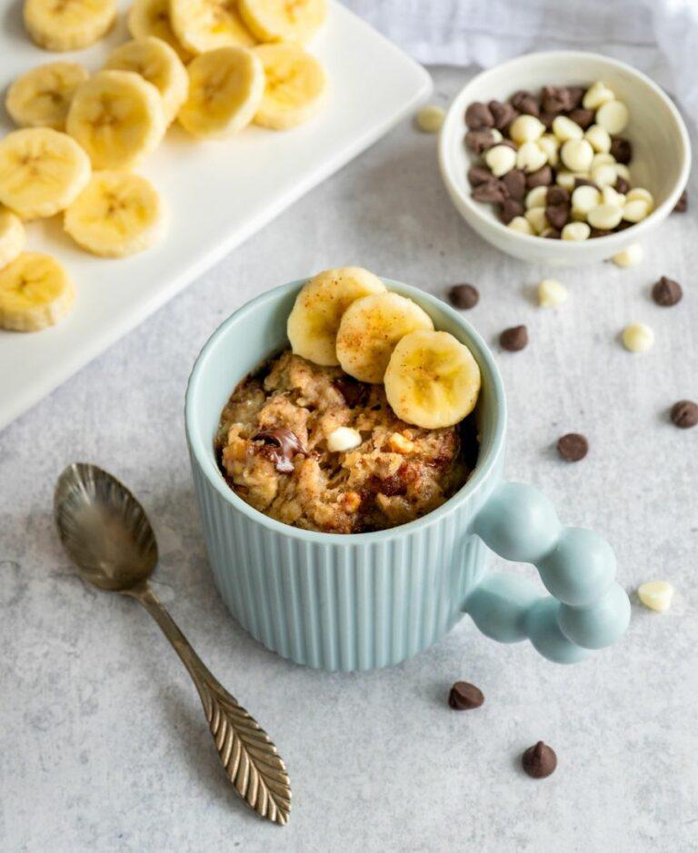 Gâteau aux bananes tasse